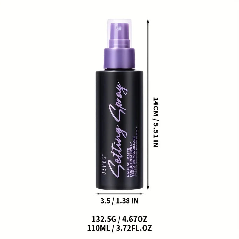 USHAS Waterproof Setting Spray - LongLasting Matte Finish