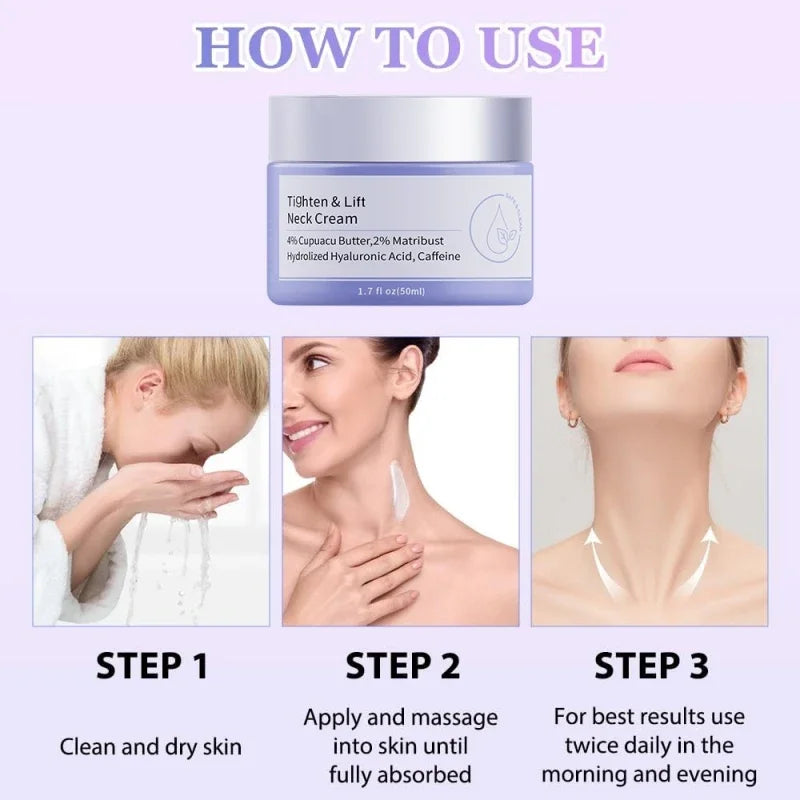 Lifting Neck Cream: Firm, Brighten & Hydrate Skin