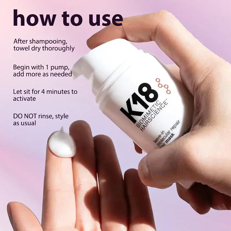 K18 Hair Mask: Repair & Revive Damaged Hair