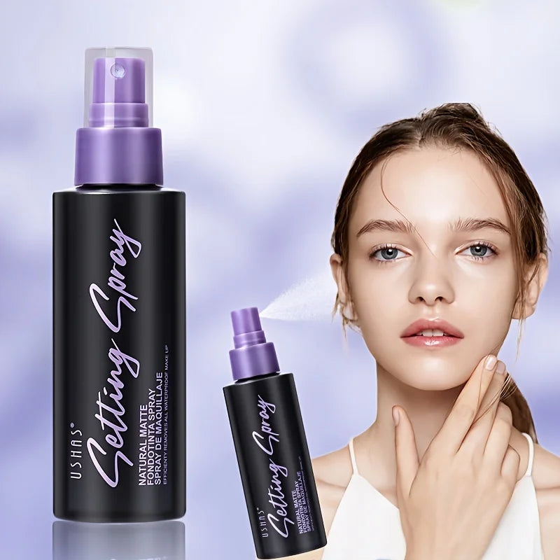 USHAS Waterproof Setting Spray - LongLasting Matte Finish