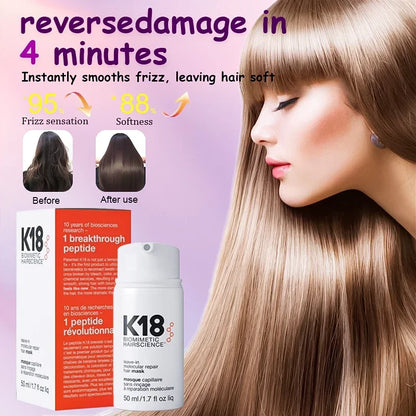 K18 Hair Mask: Repair & Revive Damaged Hair